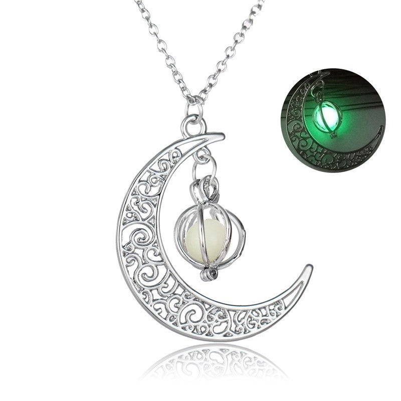 Mezza Luna Collana Bagliore