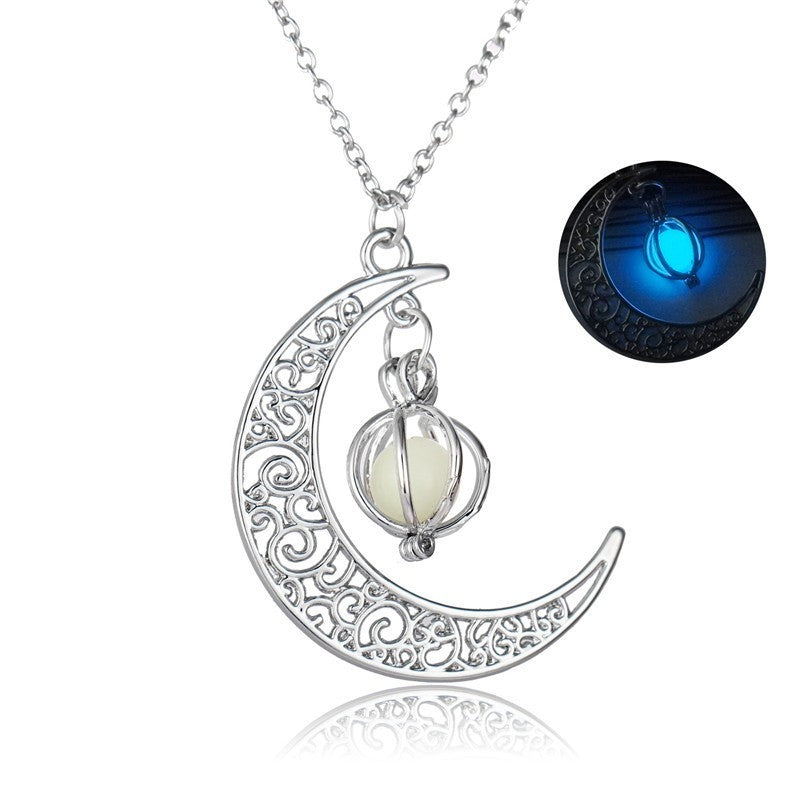 Mezza Luna Collana Bagliore