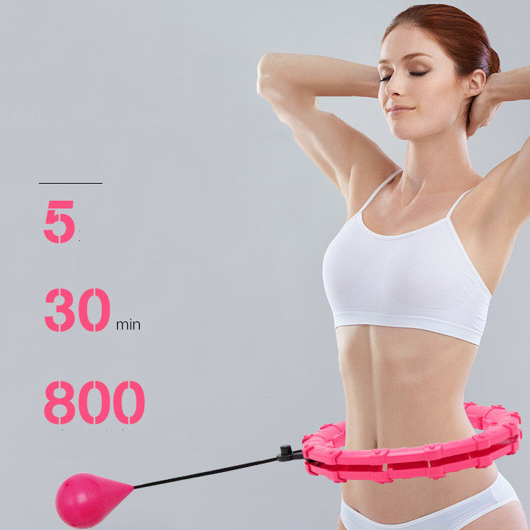 Cerchio fitness regolabile per addominali, vita sottile, esercizi, massaggio staccabile, cerchi fitness, palestra, allenamento a casa, perdita di peso - Ciondolandia
