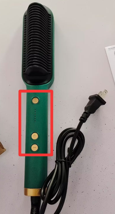 Nuova piastra per capelli 2 in 1, pettine caldo, ferro arricciacapelli a ioni negativi, spazzola elettrica a doppio scopo - Ciondolandia