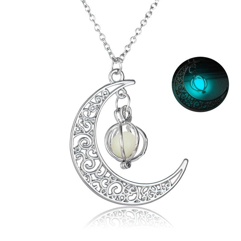 Mezza Luna Collana Bagliore
