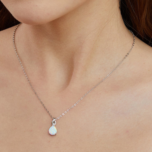Collana con ciondolo con opale - Ciondolandia