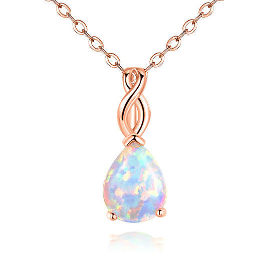 Collana con ciondolo con opale - Ciondolandia