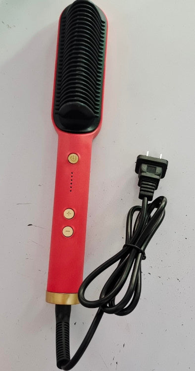 Nuova piastra per capelli 2 in 1, pettine caldo, ferro arricciacapelli a ioni negativi, spazzola elettrica a doppio scopo - Ciondolandia