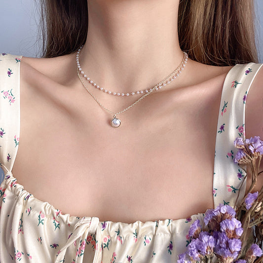 Collana con ciondolo con perla - Ciondolandia